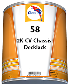 Glasurit 58 LINE HS 2K CV CHASSIS-TOPPLAKK